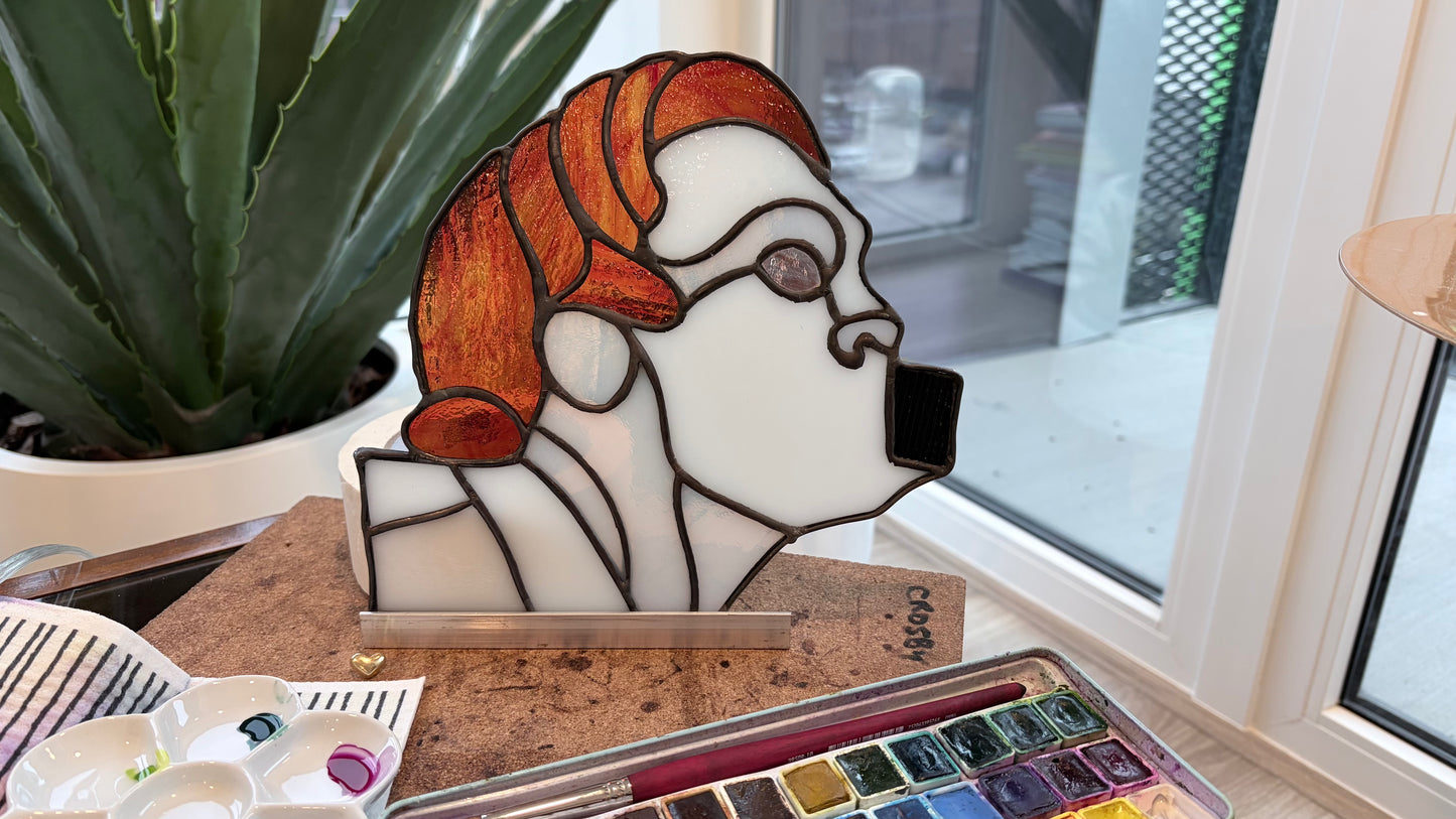 Syd March Stained Glass Portrait - Antiviral