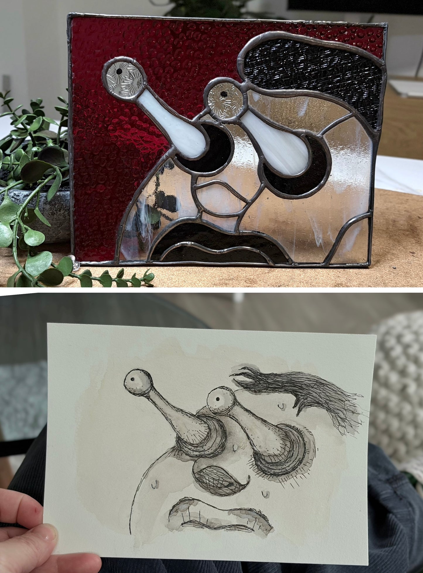 Snail People Watercolor - Uzumaki Junji Ito Inspired