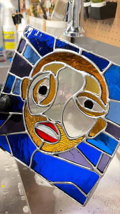 Mac Miller Balloonerism Tribute Stained Glass
