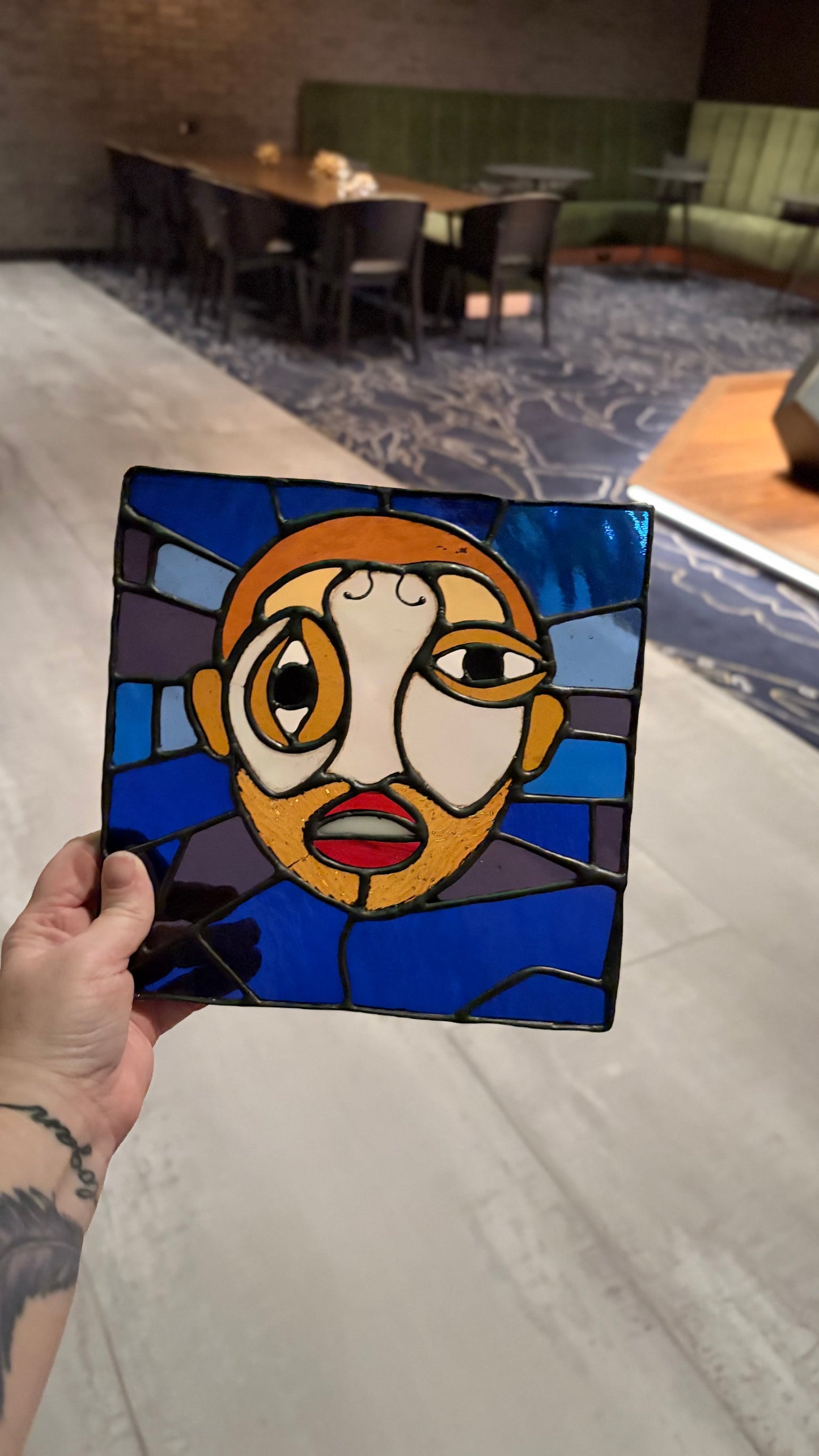 Mac Miller Balloonerism Tribute Stained Glass