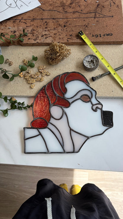 Syd March Stained Glass Portrait - Antiviral
