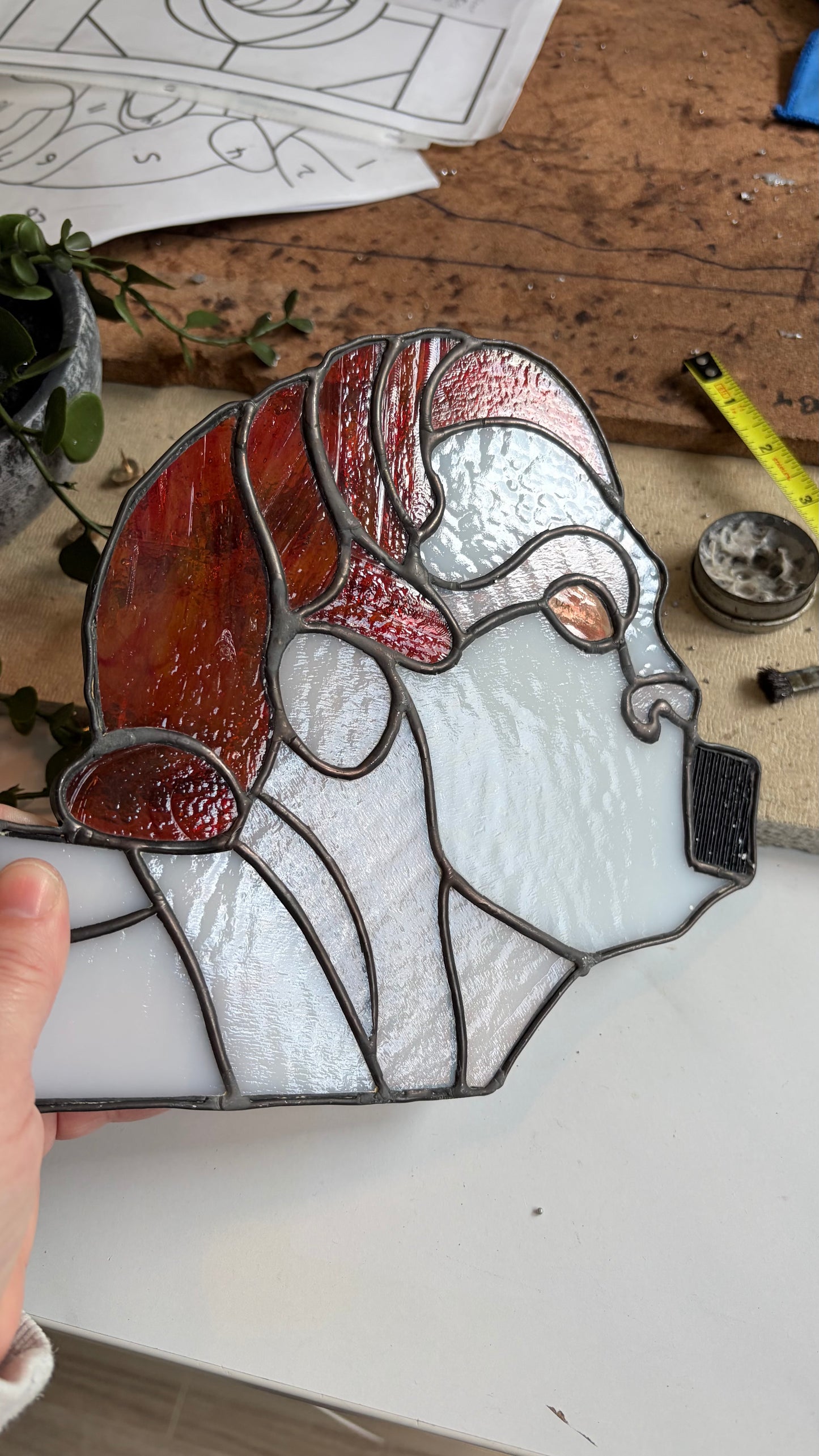 Syd March Stained Glass Portrait - Antiviral